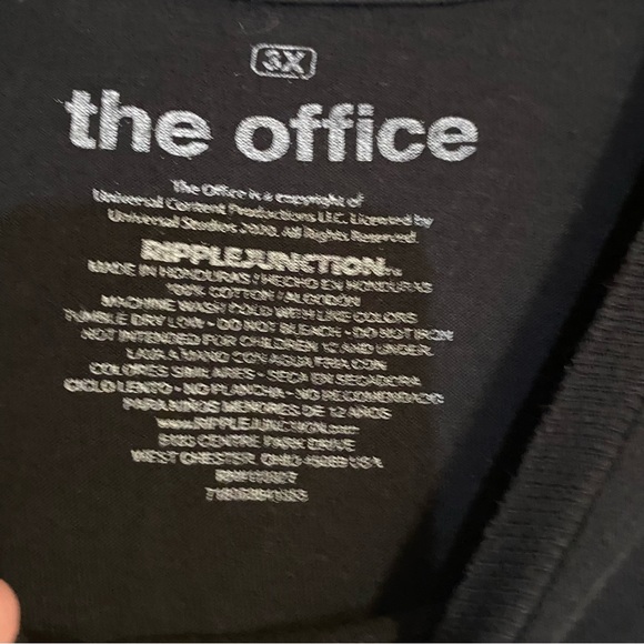 Ripple Junction The Office Men’s Tee SZ 3XL, GUC chest 26” length 32” sleeve 7” - Picture 2 of 4